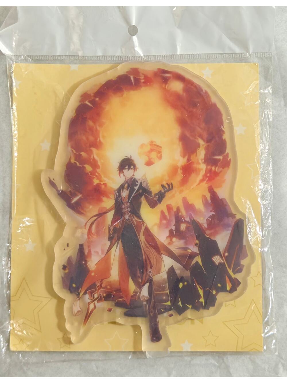 Genshin Impact Zhongli Acrylic Stand Anime Figure Display Sealed